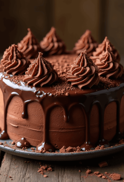 Linda's Chocolate Fudge Cake