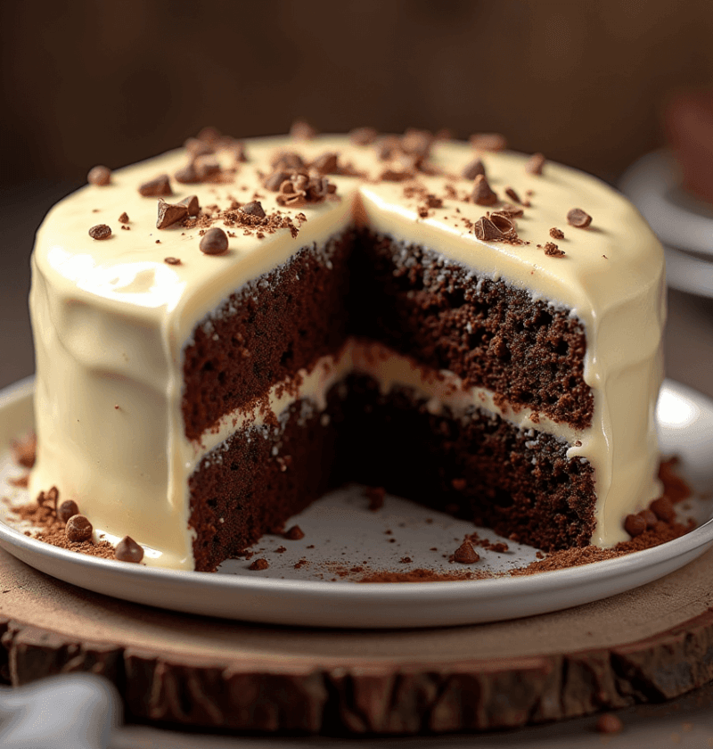Chocolate Cake with Vanilla Icing: Best 30-Minute Dessert Fix