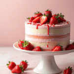 Vanilla and Strawberry Cake: How to Make It in 5 Steps
