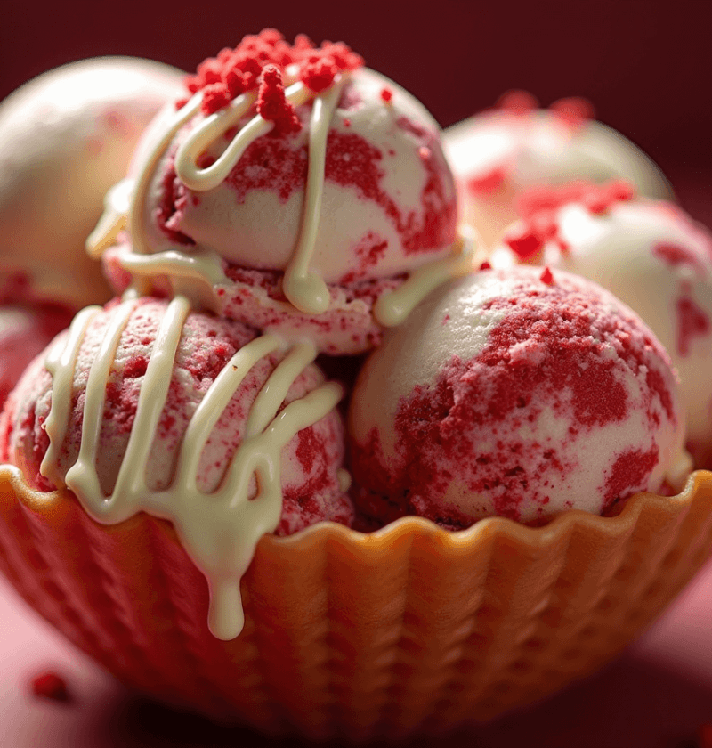 Red Velvet Cake Ice Cream: How to Make It in 5 Easy Steps