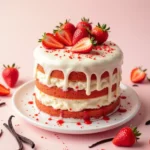 Vanilla and Strawberry Cake: How to Bake It in 6 Foolproof Steps