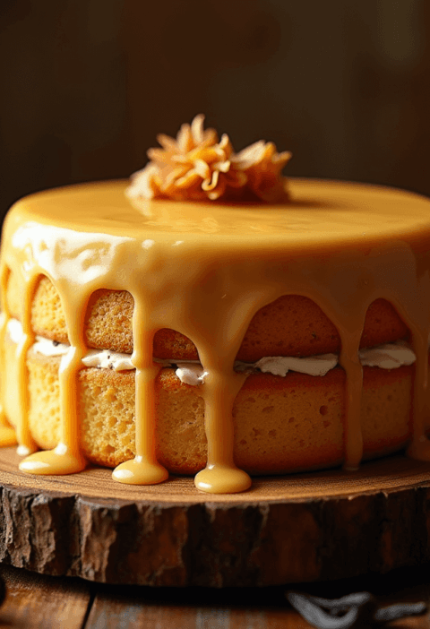 vanilla whiskey cake