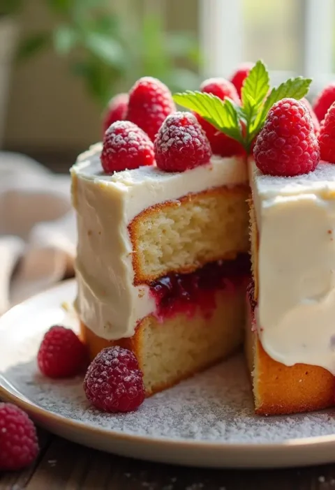 Vanilla Raspberry Cake: How To Bake In 5 Easy Steps