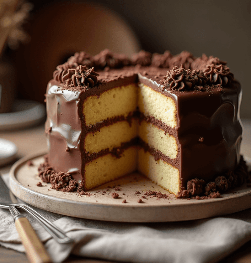 Vanilla Cake Chocolate: How to Bake a 3-Layer Masterpiece in 5 Steps