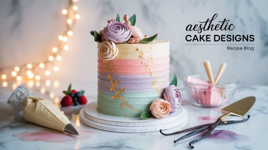 How to Master Aesthetic Cake Designs in 5 Simple Steps