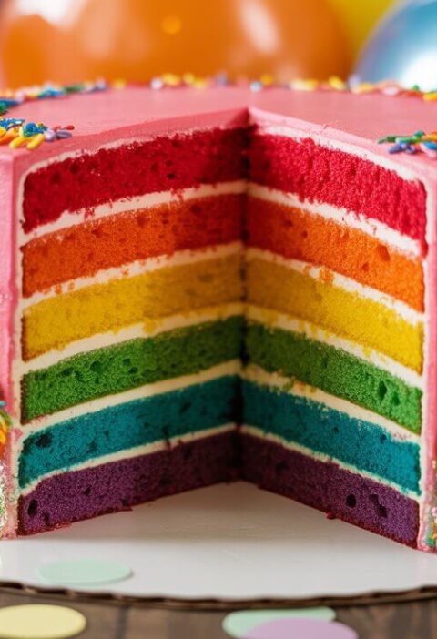 Rainbow Cake: How to Master This Dish in 7 Simple Steps