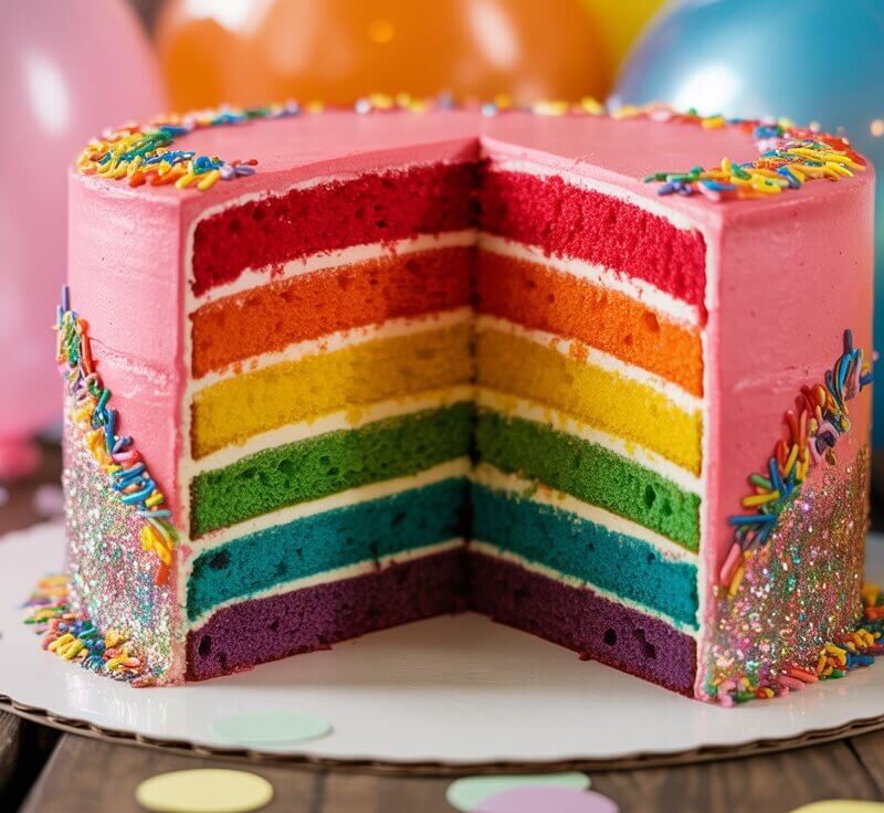 Rainbow Cake: How to Master This Dish in 7 Simple Steps