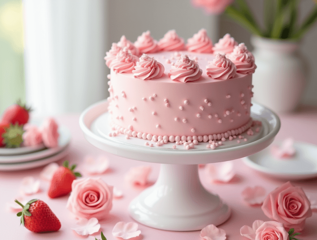 Pink Cake: How to Bake a Moist 4-Layer Masterpiece