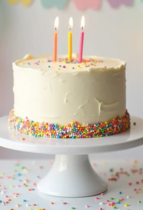 Simple Birthday Cake: How to Bake a 3-Ingredient Masterpiece