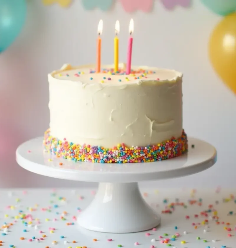 Simple Birthday Cake: How to Bake a 3-Ingredient Masterpiece