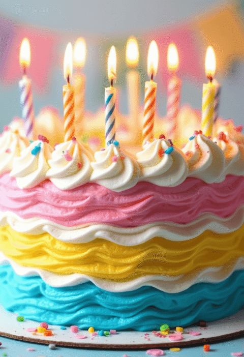 Birthday Cake: How to Bake a 3-Layer Masterpiece