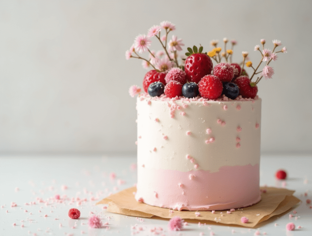 How to Create Simple Aesthetic Birthday Cakes in 5 Steps