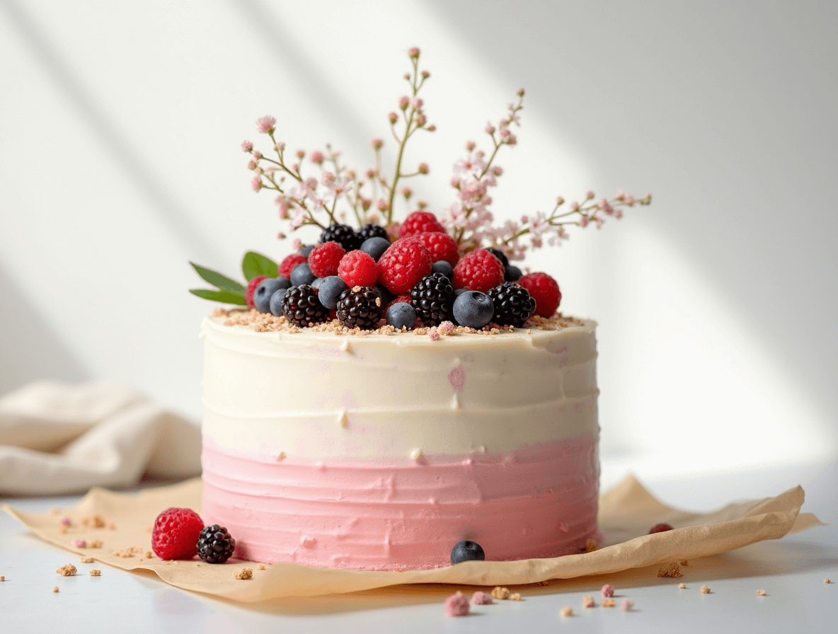 How to Create Simple Aesthetic Birthday Cakes in 5 Steps