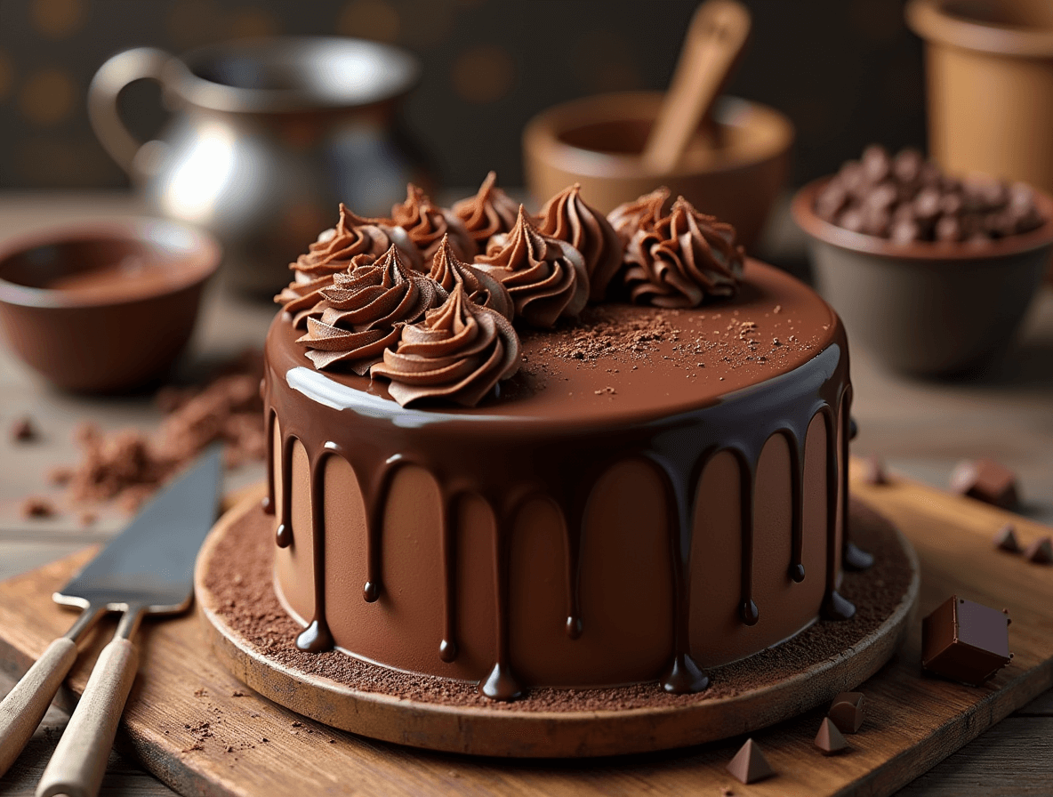 Chocolate Cake Decoration: How to Master Drizzles in 5 Steps