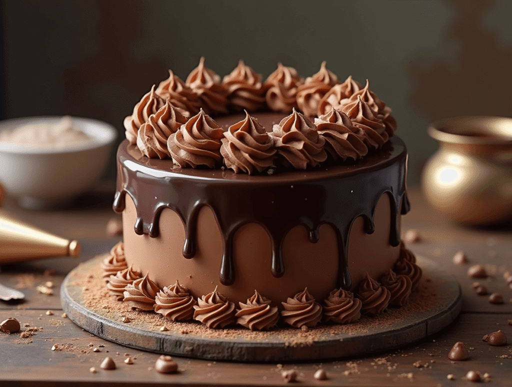 Chocolate Cake Decoration: How to Master Drizzles in 5 Steps