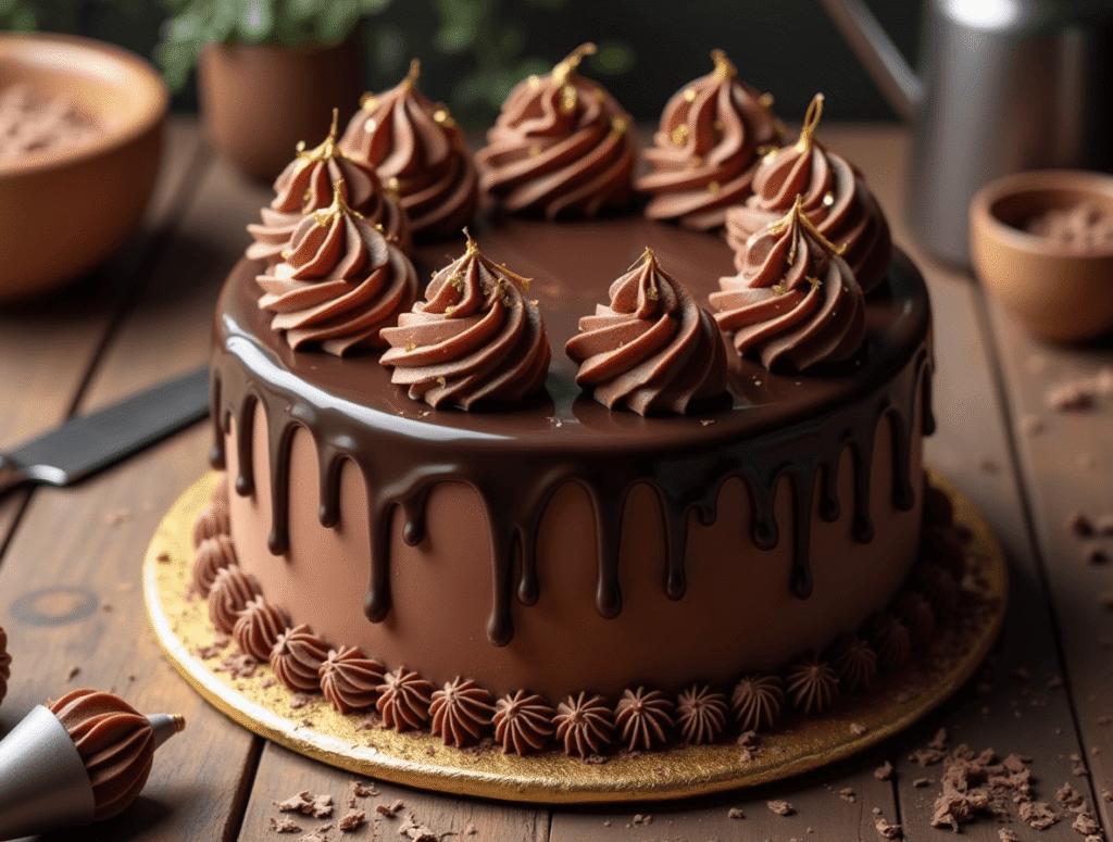 Chocolate Cake Decoration: How to Master Drizzles in 5 Steps