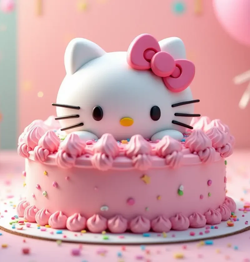 Hello Kitty Cake: How to Bake the Perfect 5-Step Treat!