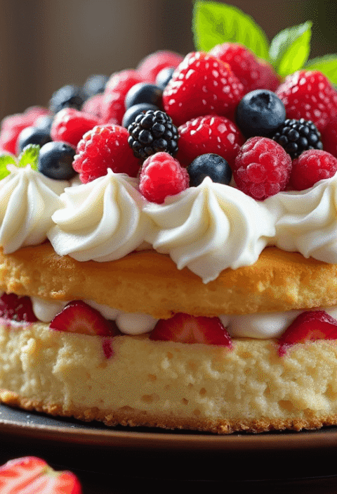 Berry Chantilly Cak