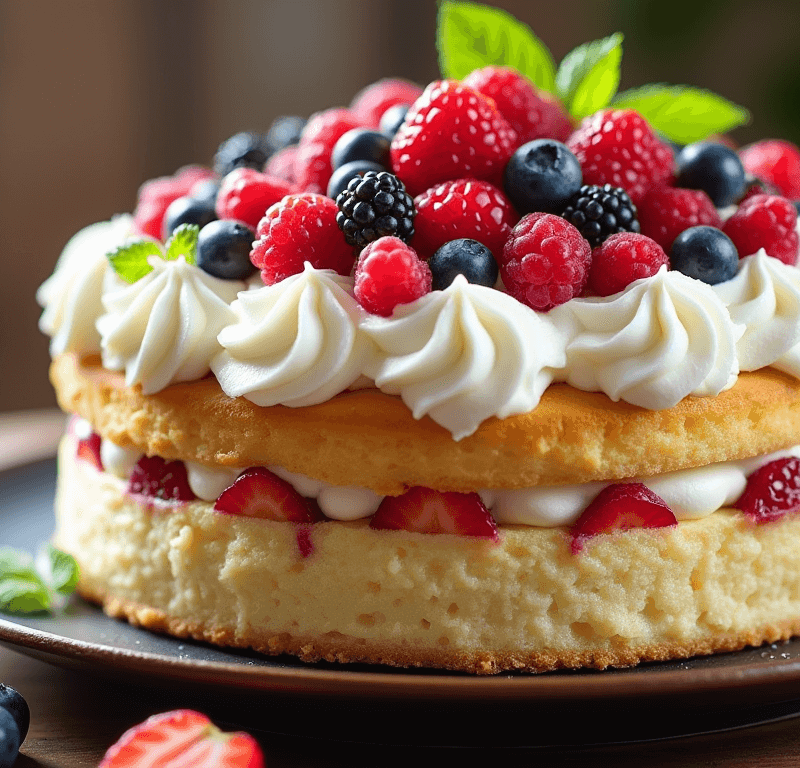 Berry Chantilly Cak