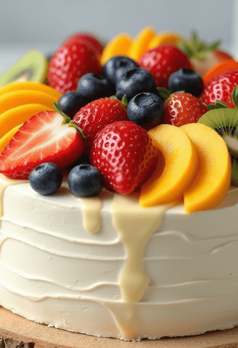 Cake Decorated With Fruit: 3 Simple Steps for a Gorgeous Finish