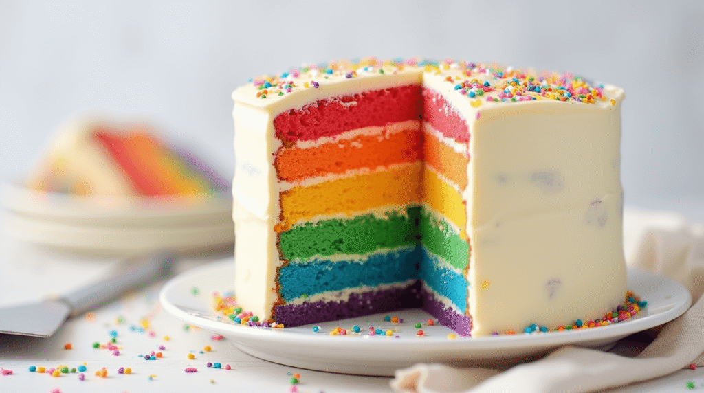 Rainbow Cake: 5 Easy Steps to a Colorful Masterpiece