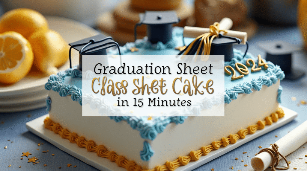 Graduation Sheet Cake Ideas: How to Personalize in 15 Minutes