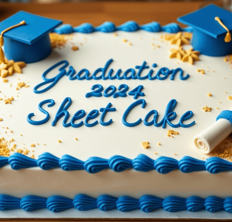 Graduation Sheet Cake Ideas: How to Personalize in 15 Minutes