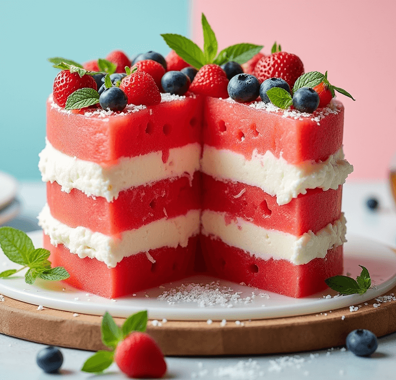 Watermelon Cake: 5 Easy Steps to a Refreshing Summer Dessert
