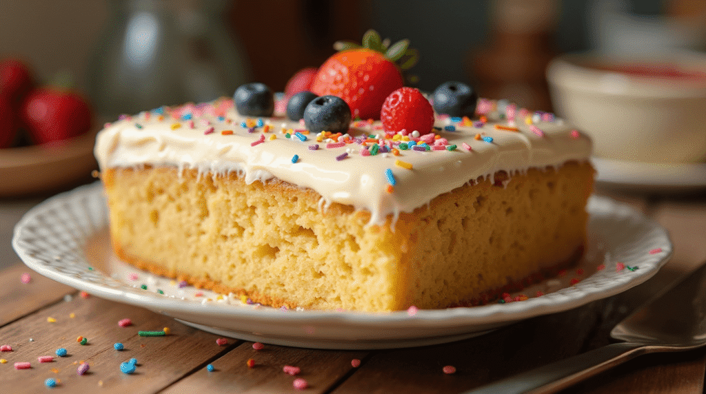Sheet Cake: How to Make It Moist & Fluffy