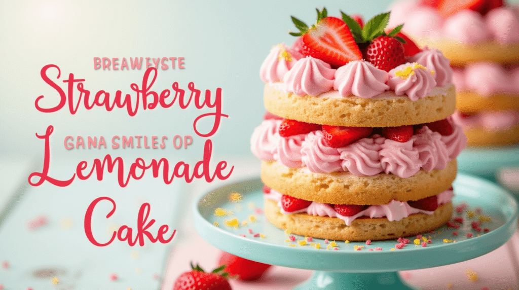 Strawberry Lemonade Cake: 5 Easy Steps to Sweet Perfection