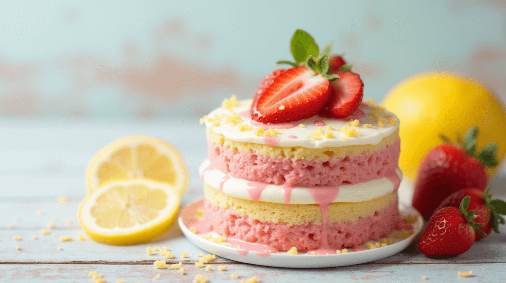 Strawberry Lemonade Cake: 5 Easy Steps to Sweet Perfection