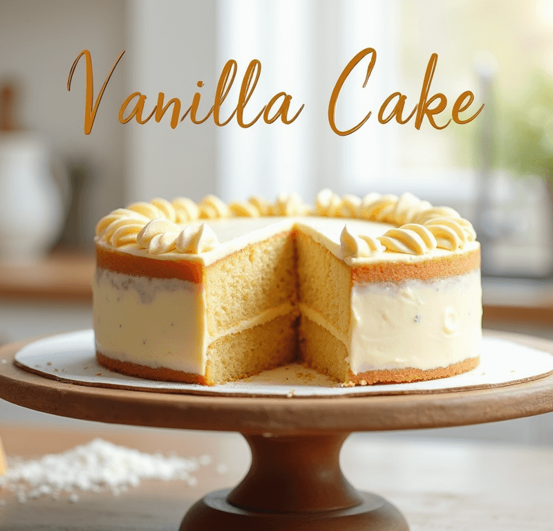 Vanilla Cake: The Simple 4-Step Recipe Everyone Loves