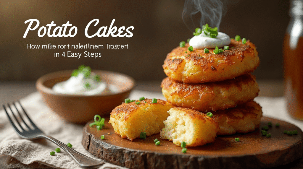 Potato Cakes: How to Make Them Golden in 4 Easy Steps