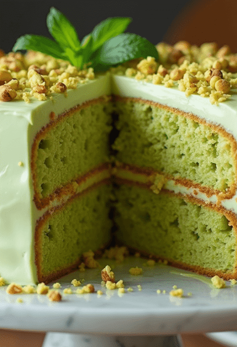 Pistachio Cake: How to Make It Fluffy in 6 Easy Steps