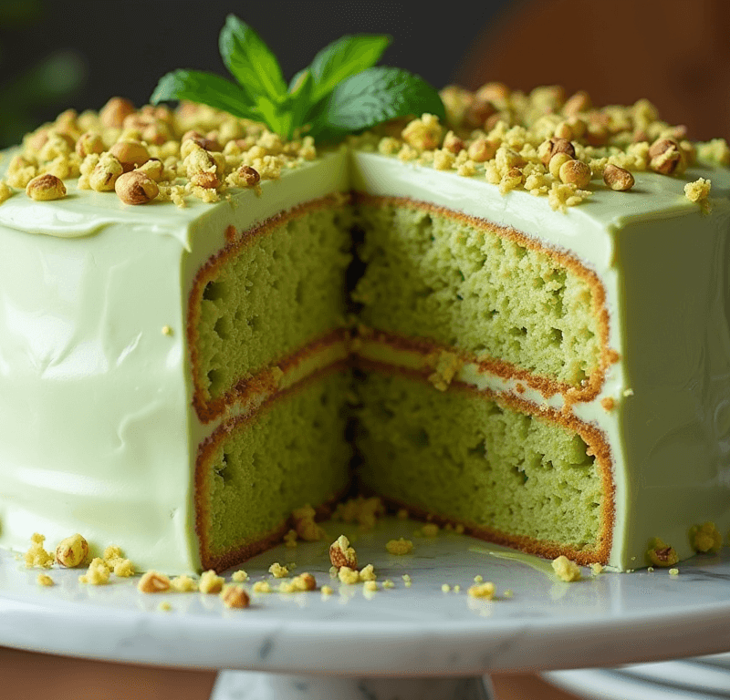 Pistachio Cake: How to Make It Fluffy in 6 Easy Steps