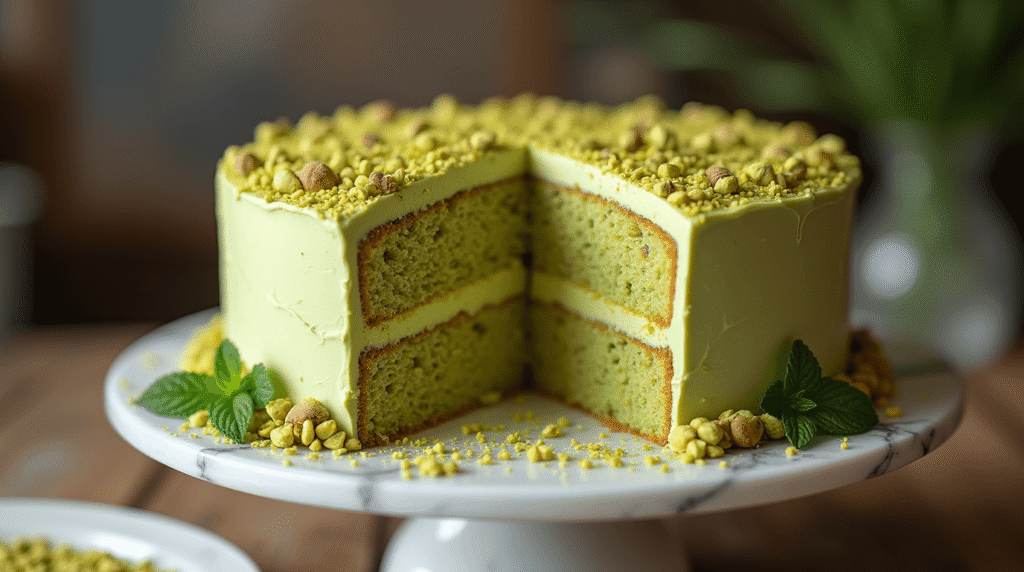 Pistachio Cake: How to Make It Fluffy in 6 Easy Steps