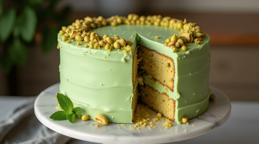 Pistachio Cake: How to Make It Fluffy in 6 Easy Steps