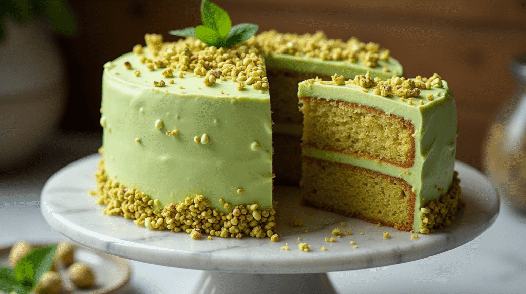 Pistachio Cake: How to Make It Fluffy in 6 Easy Steps