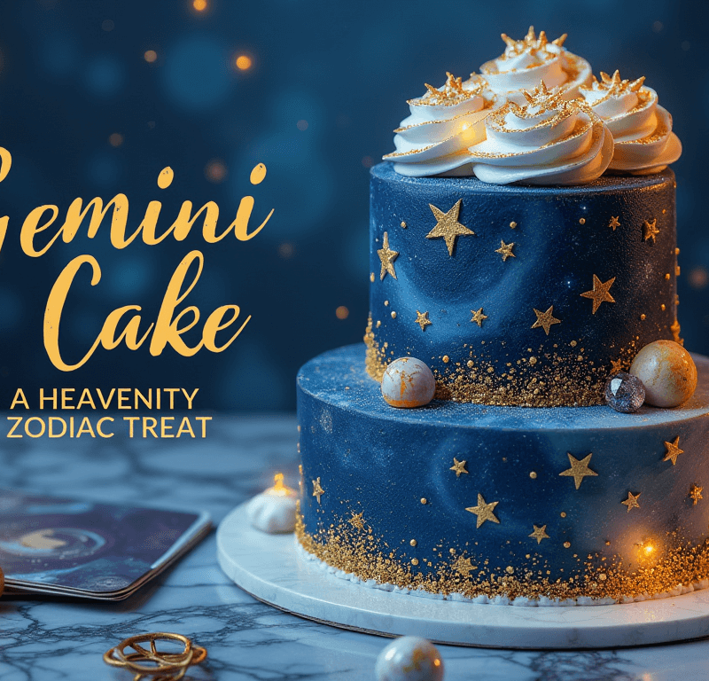 Gemini Cake: 3 Easy Steps to a Heavenly Zodiac Treat