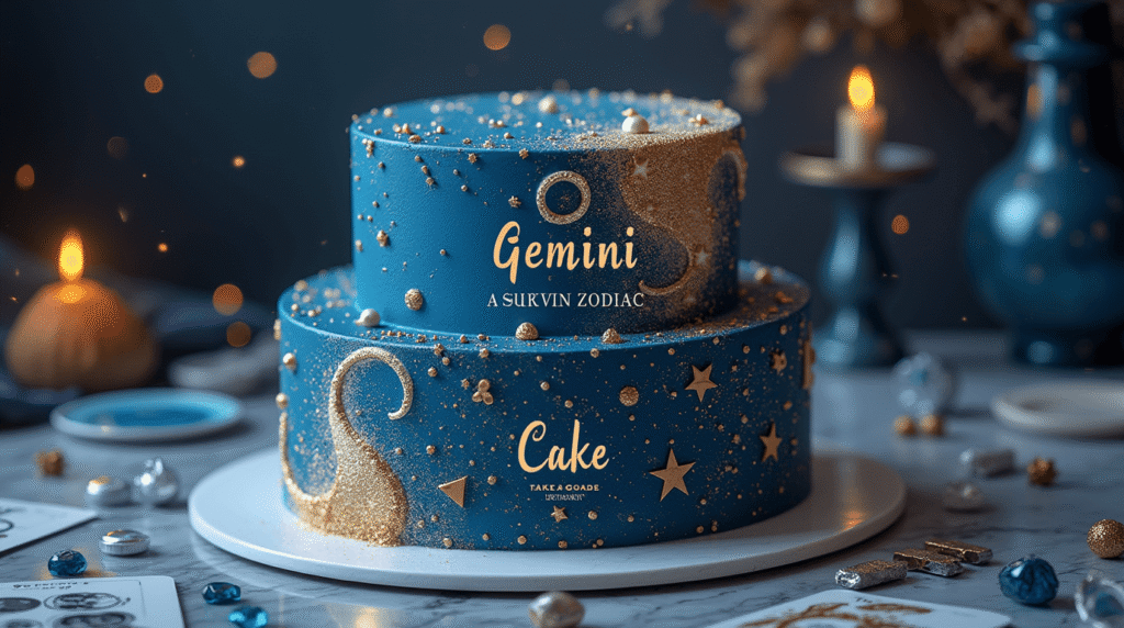 Gemini Cake: 3 Easy Steps to a Heavenly Zodiac Treat