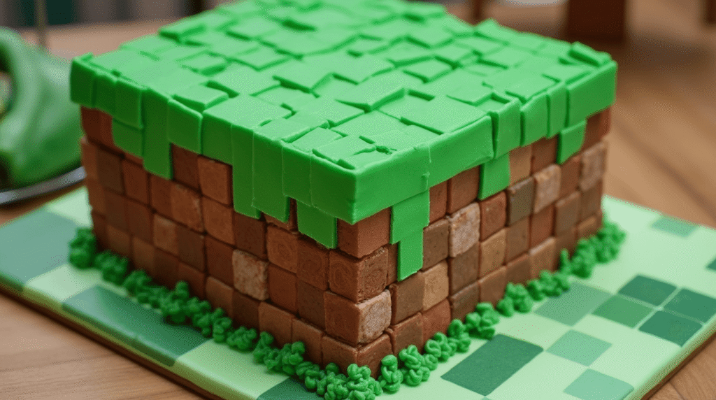 Minecraft Cakes: How to Make Edible Pixel Creations in 5 Steps