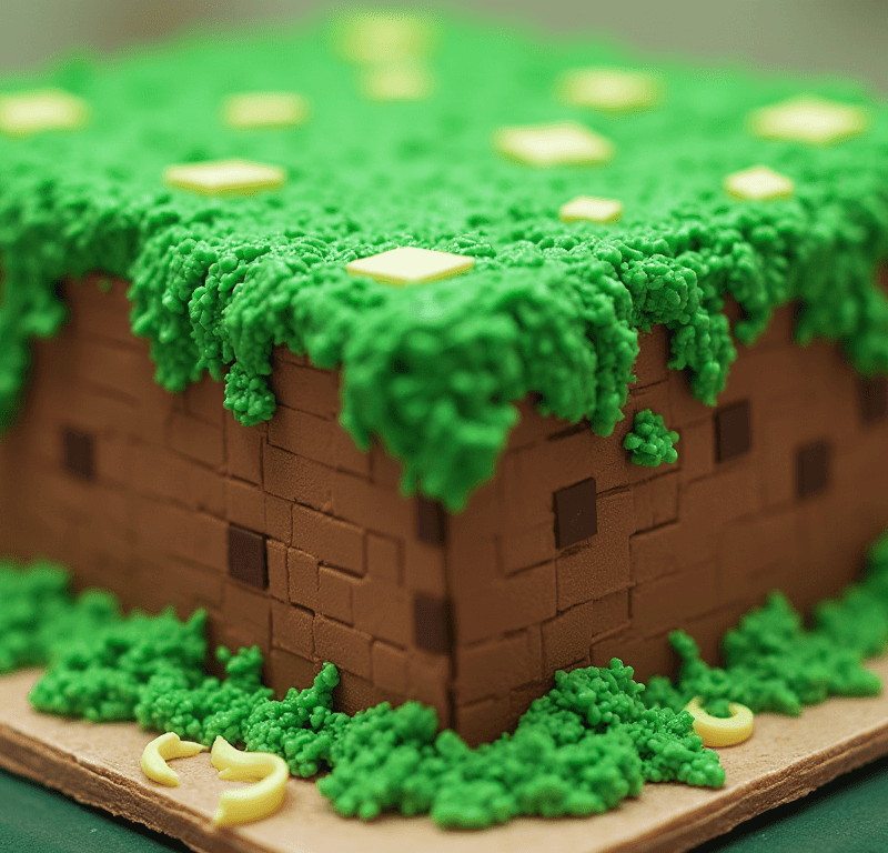 Minecraft Cakes: How to Make Edible Pixel Creations in 5 Steps