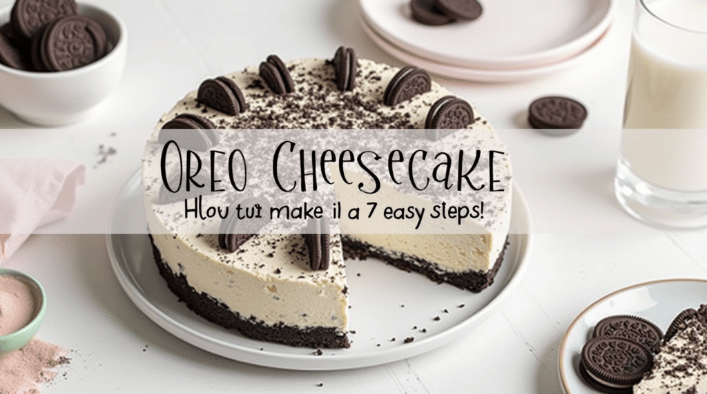 Oreo Cheesecake: How to Make It in 7 Easy Steps
