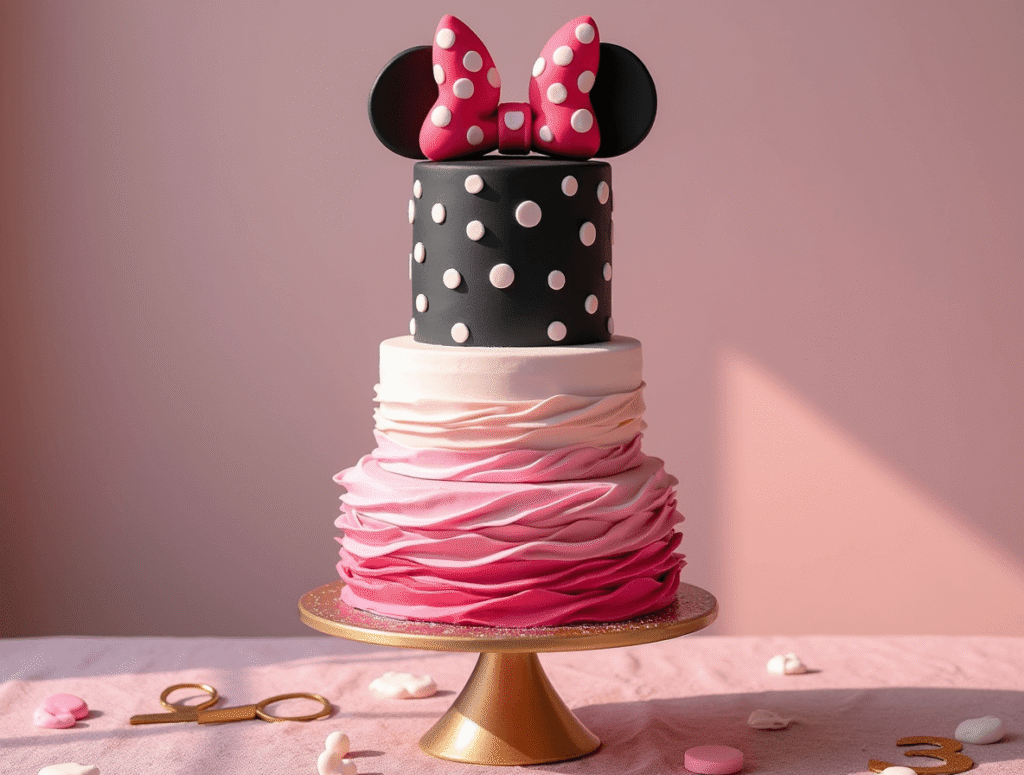 Minnie Mouse Cake: 3-Layer Design Tutorial in 90 Minutes