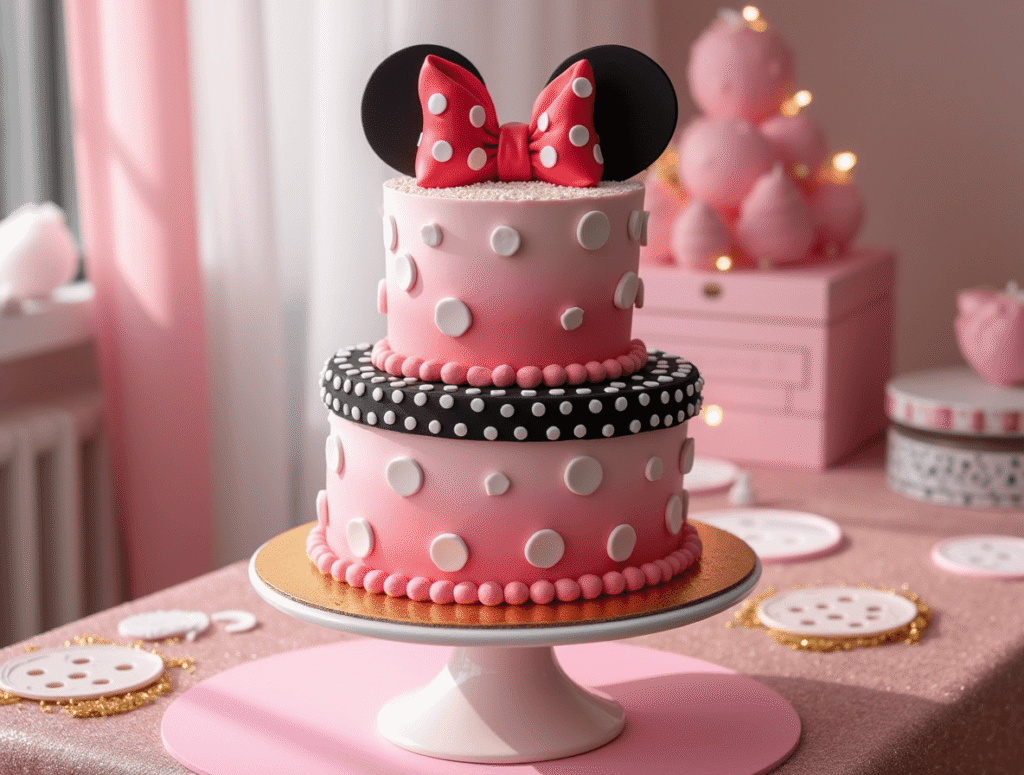 Minnie Mouse Cake: 3-Layer Design Tutorial in 90 Minutes