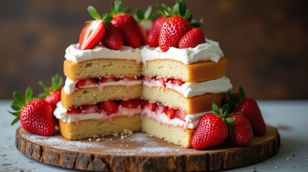 Strawberry Shortcake Cake: How to Make It in 5 Easy Steps