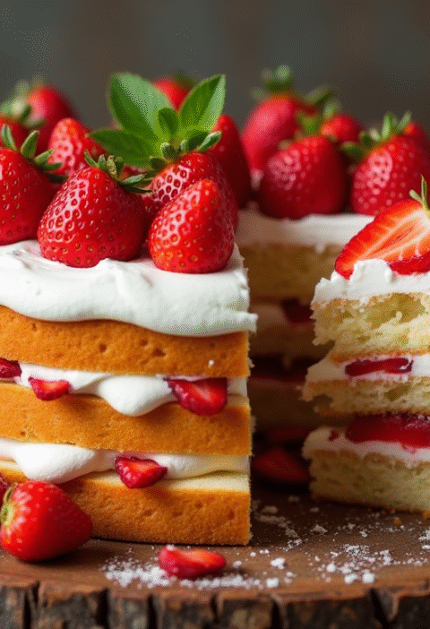 Strawberry Shortcake Cake: How to Make It in 5 Easy Steps