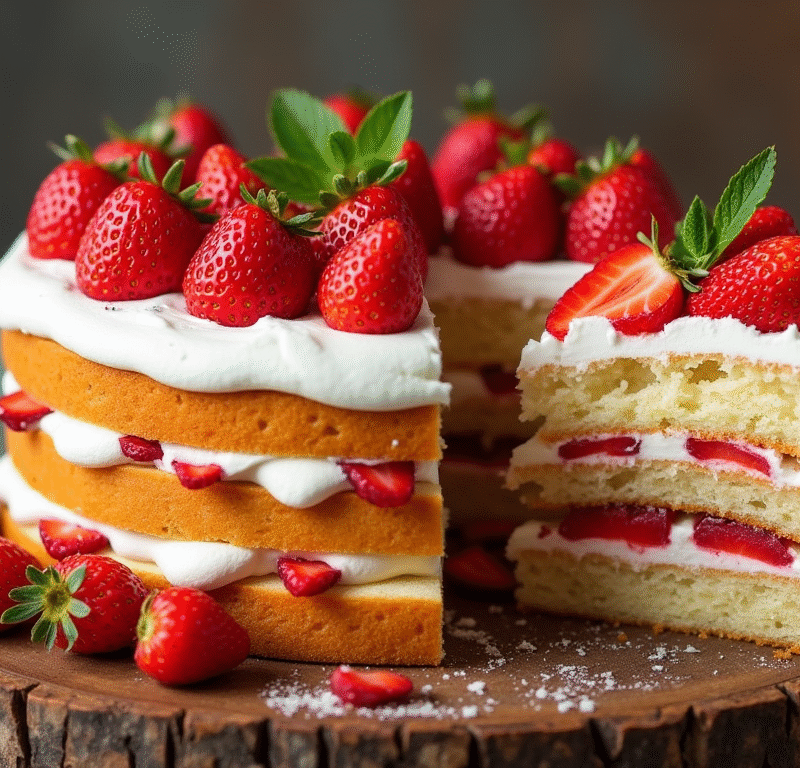 Strawberry Shortcake Cake: How to Make It in 5 Easy Steps