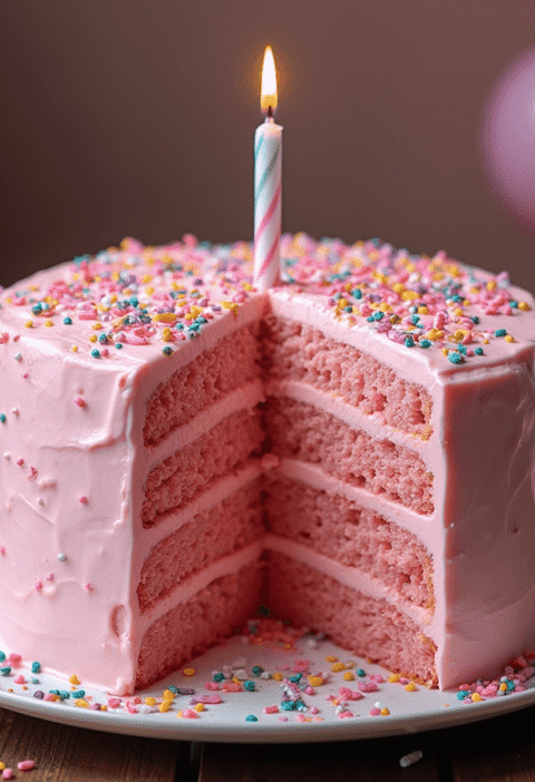 Pink Birthday Cake How To: Easy 5-Step Tutorial