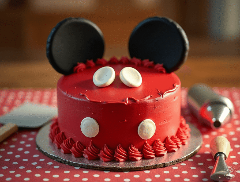 Mickey Mouse Cake: How To Bake 1 Easy DIY Version